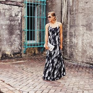 Parker black maxi dress